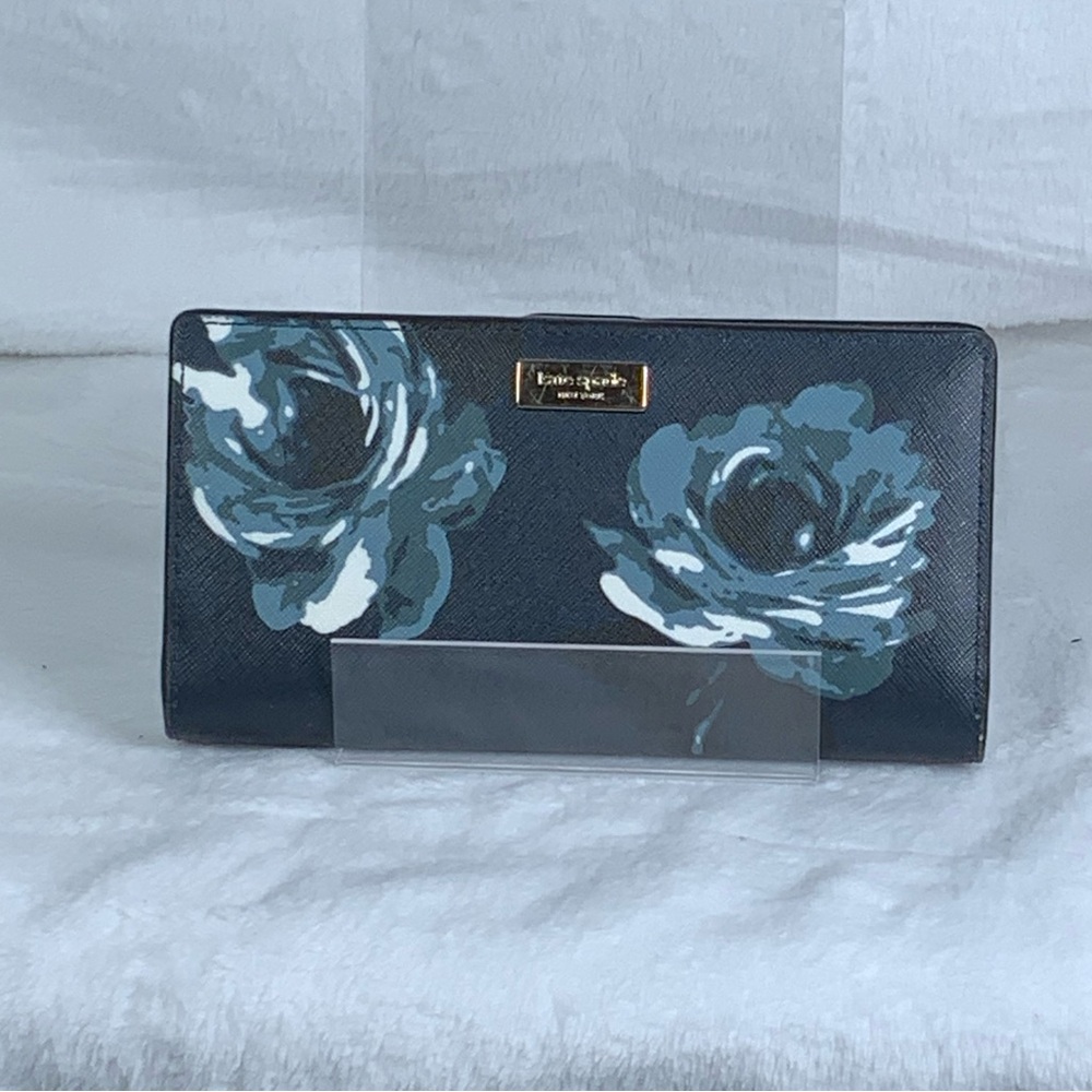 Kate Spade Floral Black and Gray Women's Wallet